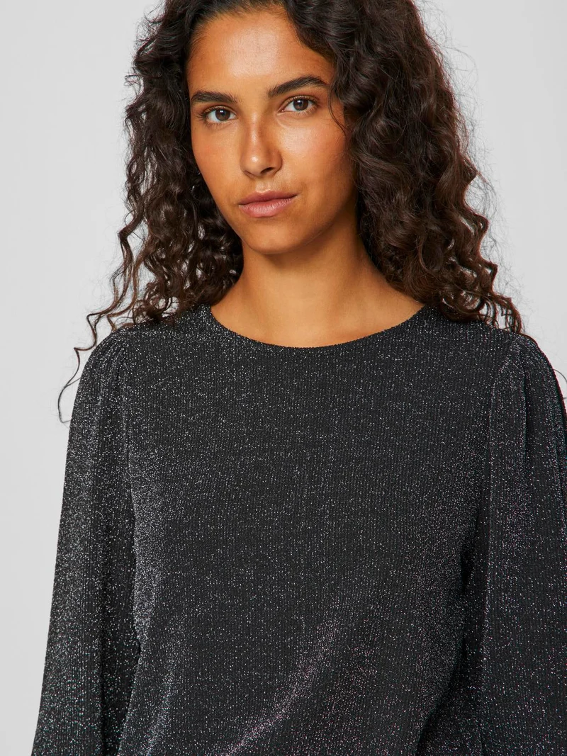 VIELEINA O-NECK L/S TOP/BF