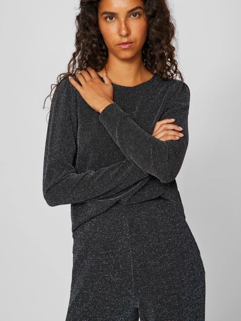 VIELEINA O-NECK L/S TOP/BF