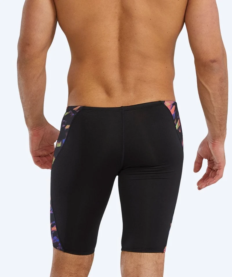 TYR lange Badehose für Herren - Blade Splice Triadic - Schwarz/Mehrfarbig