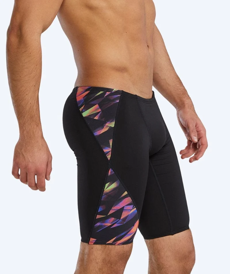 TYR lange Badehose für Herren - Blade Splice Triadic - Schwarz/Mehrfarbig