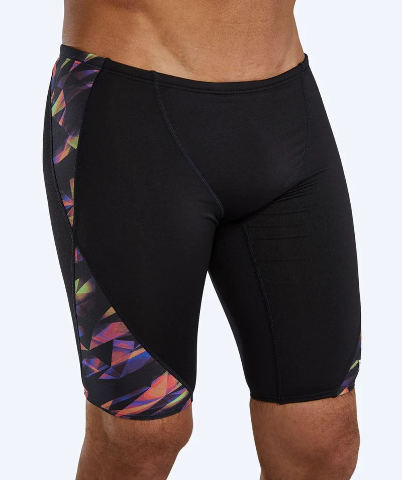 TYR lange Badehose für Herren - Blade Splice Triadic - Schwarz/Mehrfarbig