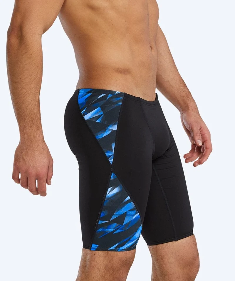 TYR lange Badehose für Herren - Blade Splice Triadic - Schwarz/Blau