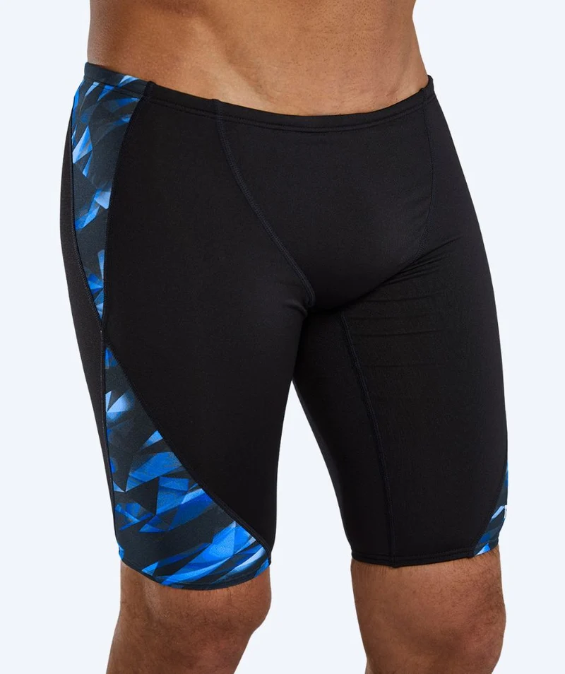 TYR lange Badehose für Herren - Blade Splice Triadic - Schwarz/Blau