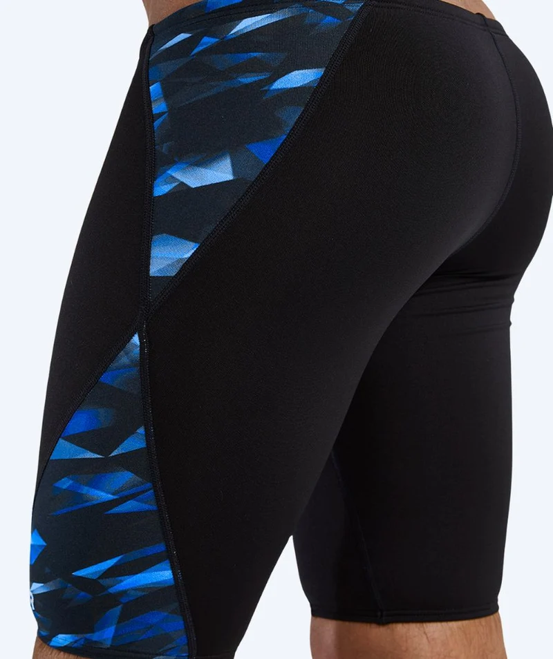 TYR lange Badehose für Herren - Blade Splice Triadic - Schwarz/Blau