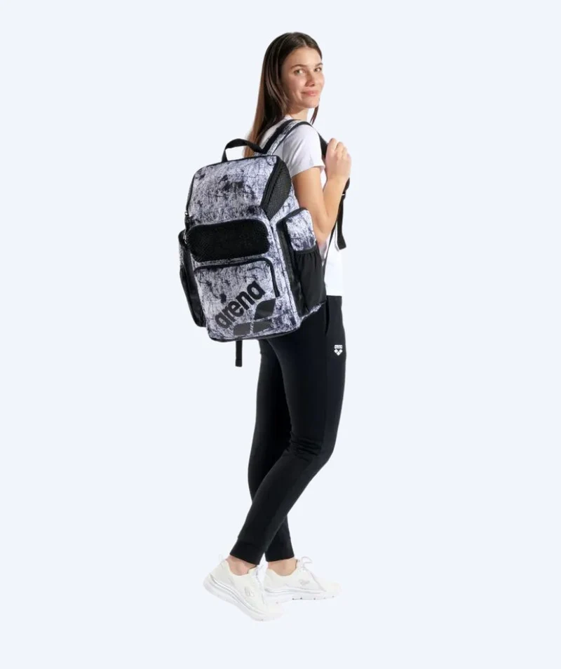 Arena Schwimmrucksack - One Go 45L - Weiß/Schwarz