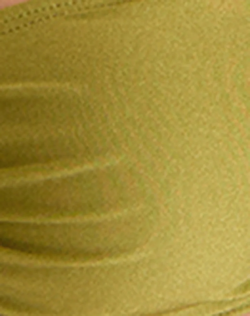 Sorawa Bikini-Oberteil in „Olive Shine“