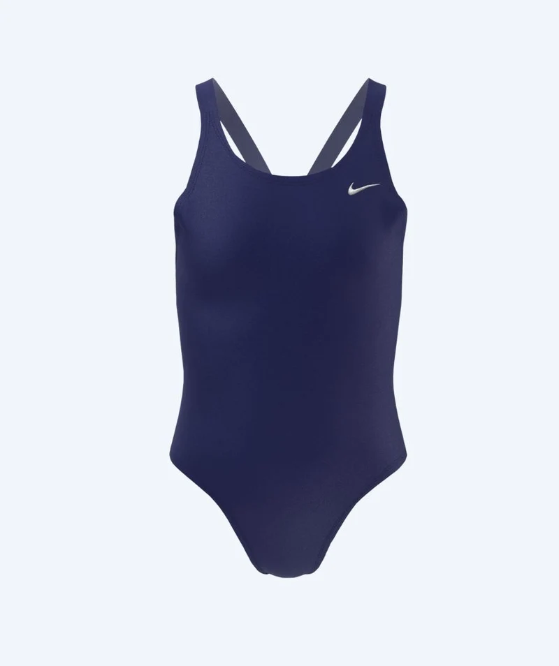 Nike Badeanzug für Mädchen - Hydrastrong Fastback - Dunkelblau