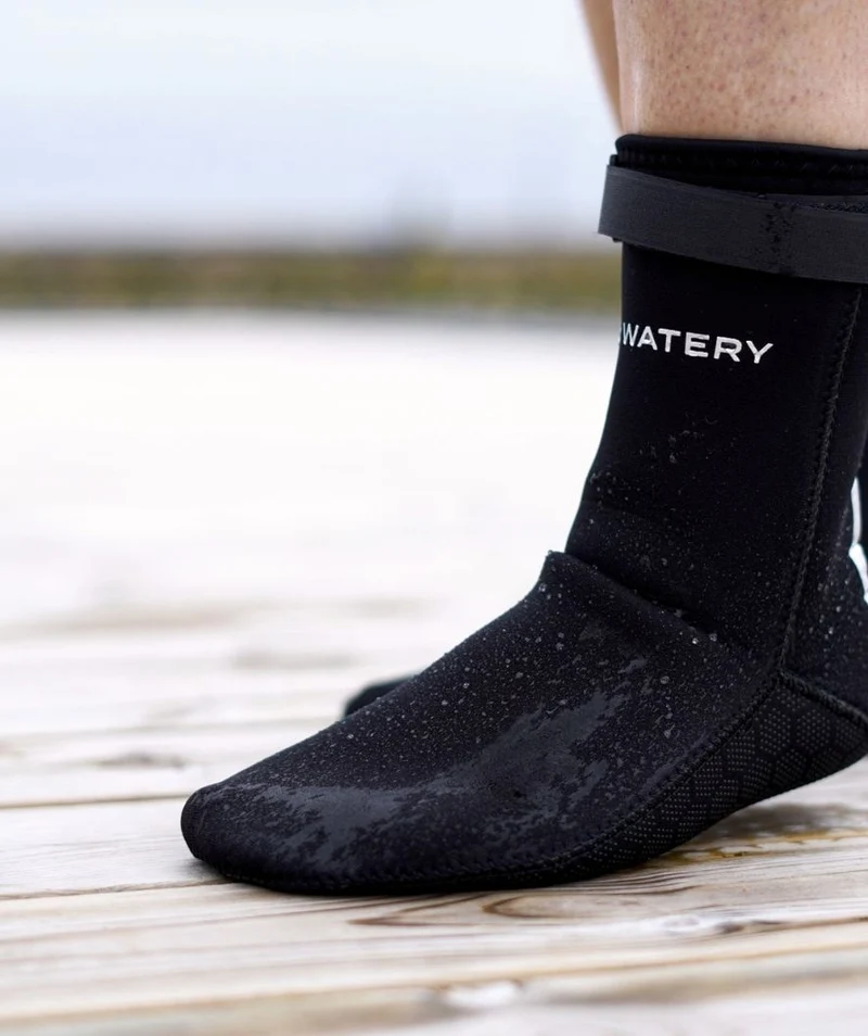 Watery Neoprenset - Thermal Reptile (3 mm) - Schwarz/Silber