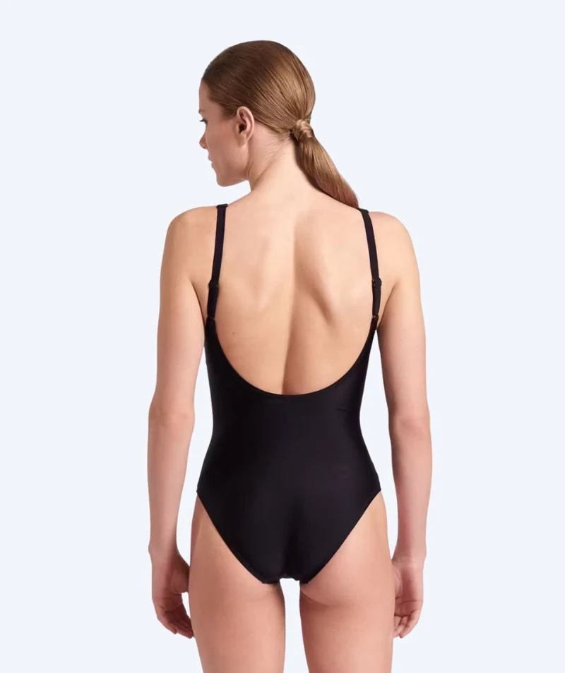 Arena Badeanzug für Damen - Talea U-Back - Schwarz/Lila