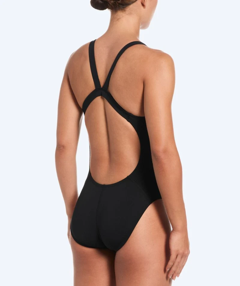 Nike Badeanzug für Damen - Hydrastrong Fastback - Schwarz