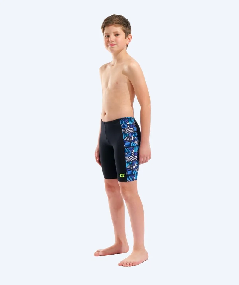 Arena lange Badehose für Jungen - Candies - Schwarz/Blau