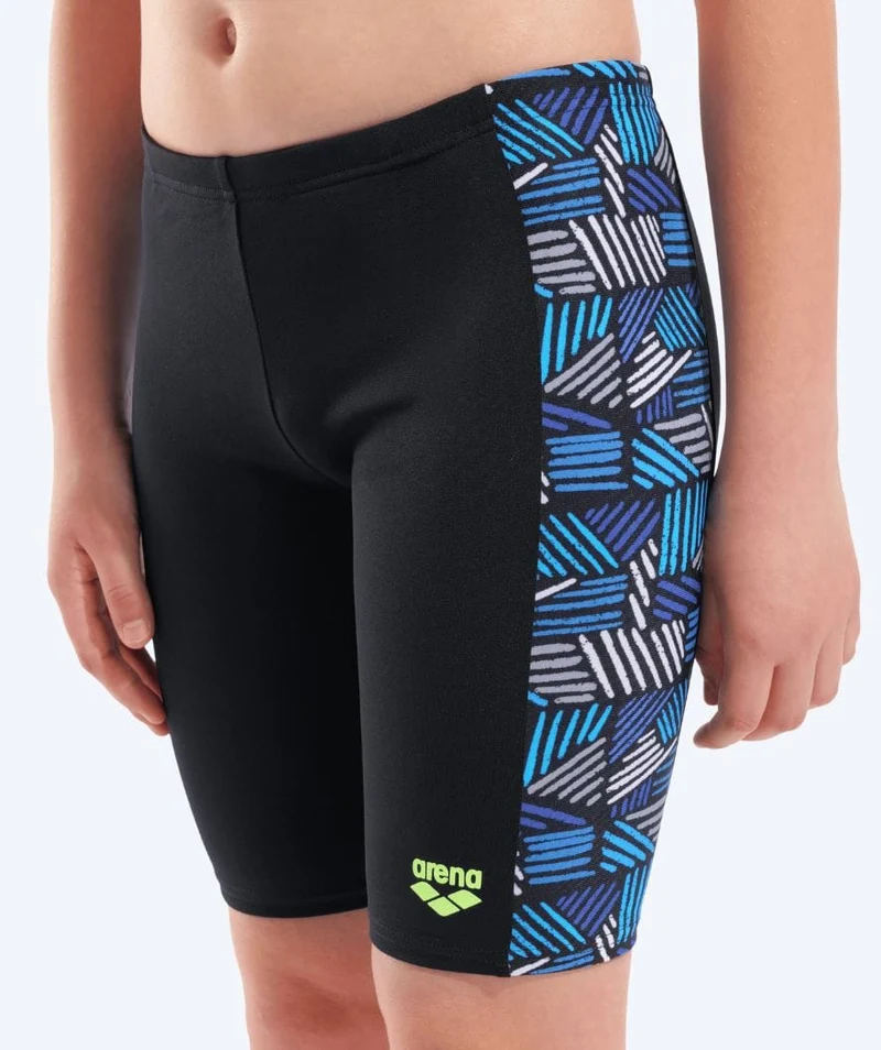 Arena lange Badehose für Jungen - Candies - Schwarz/Blau