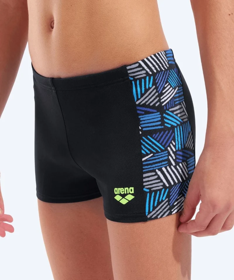 Arena Badehosen mit Bein für Jungen - Candies - Schwarz/Blau