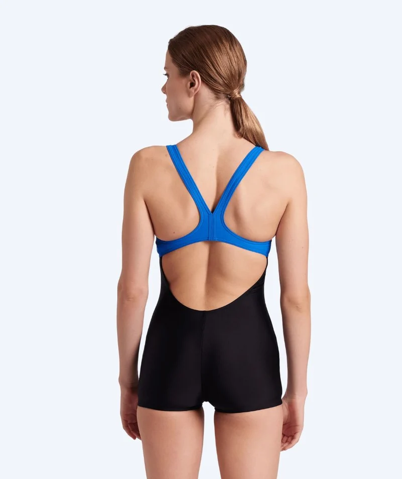 Arena Badeanzug mit Bein für Damen - Kaori - Schwarz/Dunkelblau