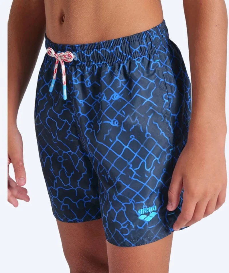 Arena Badeshorts für Jungen - Water Prints - Dunkelblau