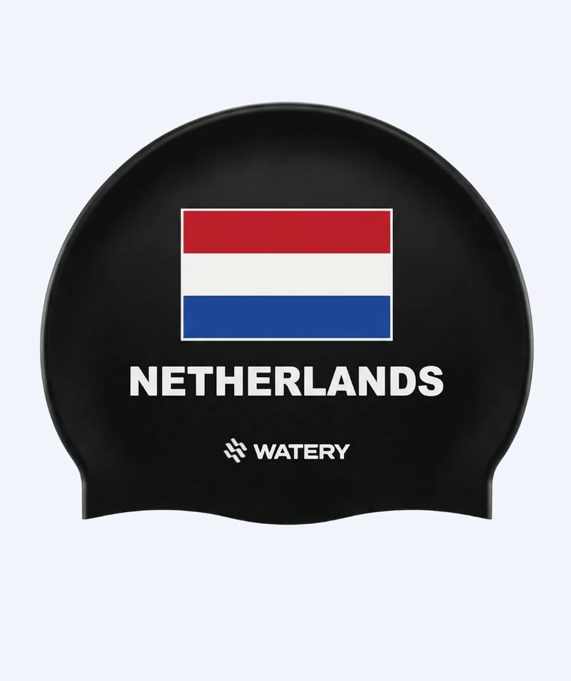 Watery Badekappe - Netherlands - Schwarz