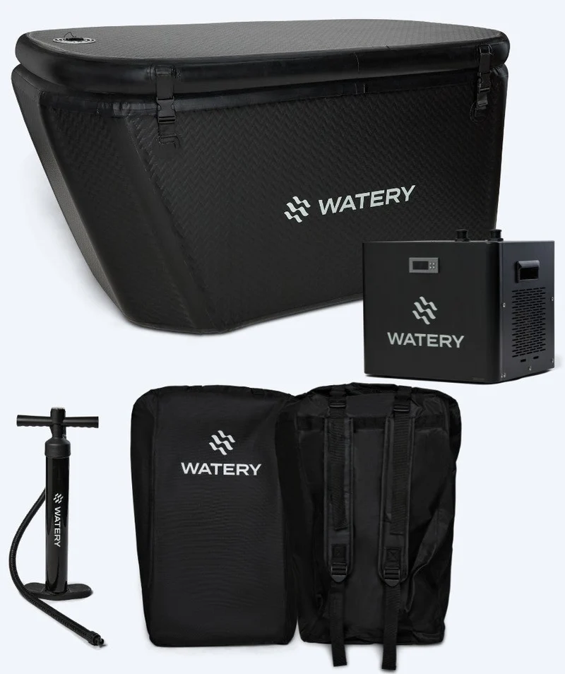 Paketangebot: Watery Ace aufblasbare Eiswanne mit Kühlsystem