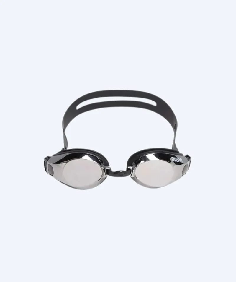 Arena Schwimmbrille für Freizeitschwimmer - Zoom X-Fit Mirror - Schwarz/Silber