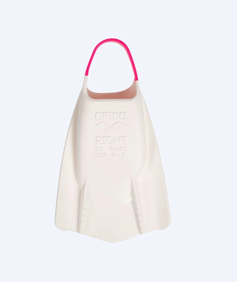 Arena Schwimmflossen - Powerfin Pro || - Weiß/Rosa (Limited 2026)