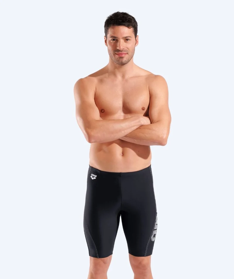 Arena lange Badehose für Herren - Byor Evo - Schwarz/Weiß