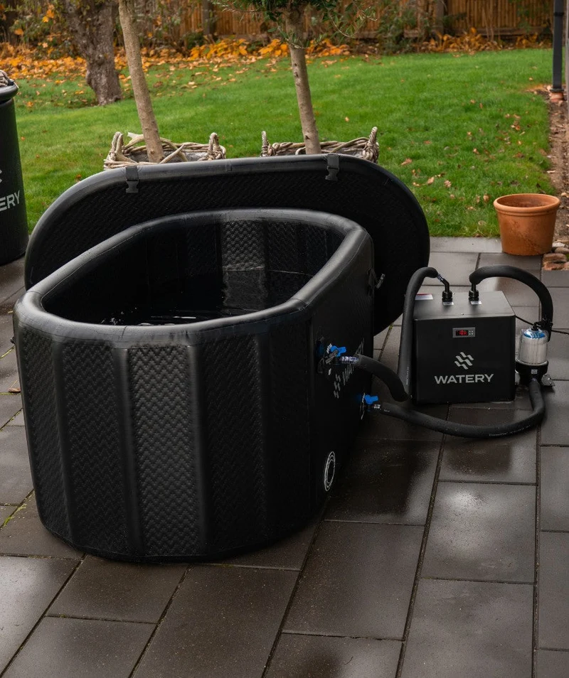 Paketangebot: Watery Master aufblasbare Eiswanne mit Kühlsystem