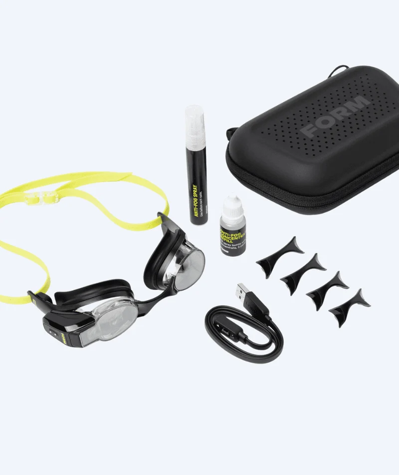 Form Swim Display Elite Schwimmbrillen - Smart Swim 2 PRO - Schwarz/Grün