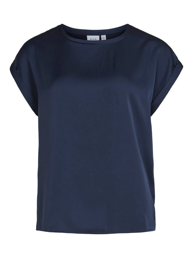 VIELLETTE S/S SATIN TOP
