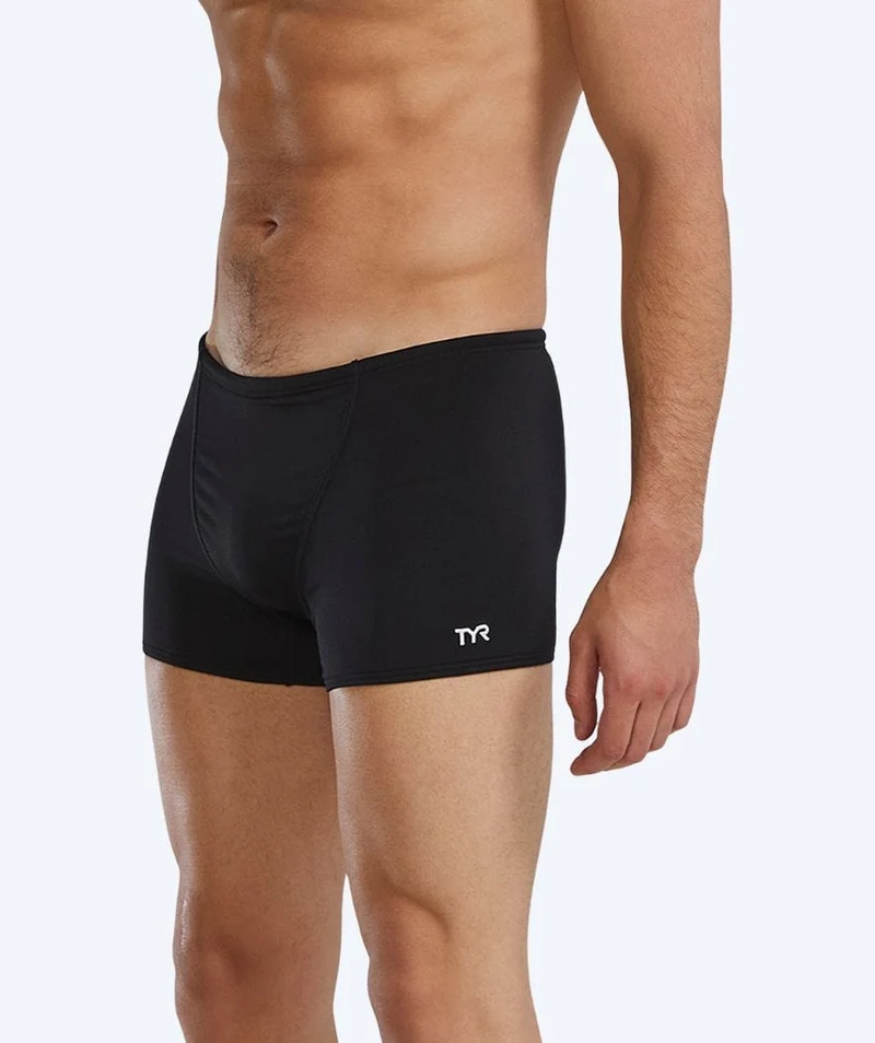 TYR Trunks für Herren - Durafast Elite Solid - Schwarz