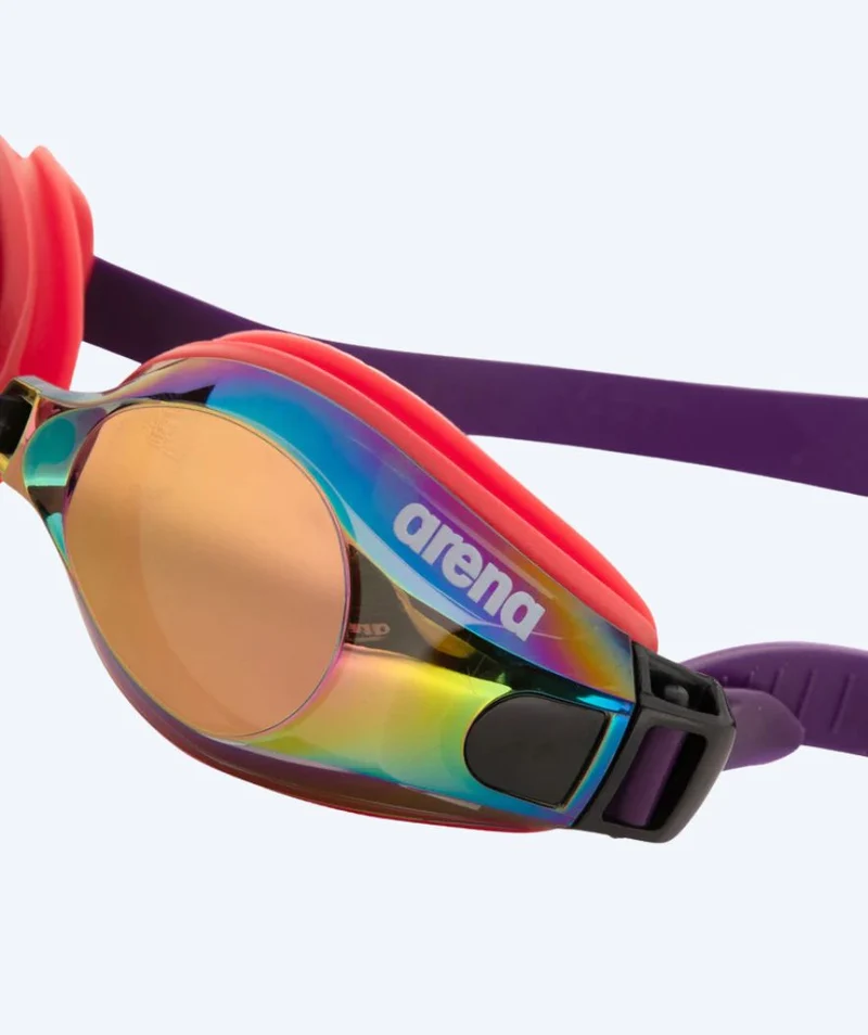 Arena Schwimmbrille für Freizeitschwimmer - Zoom X-Fit Mirror - Lila/Rosa