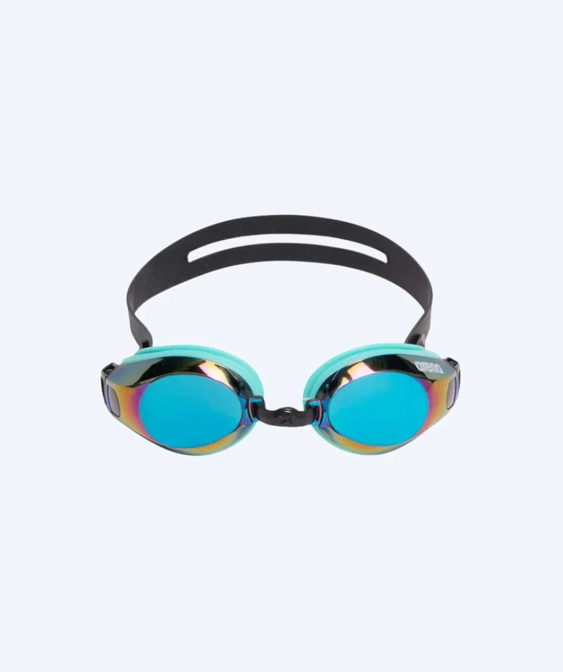 Arena Schwimmbrille für Freizeitschwimmer - Zoom X-Fit Mirror - Schwarz/Blau