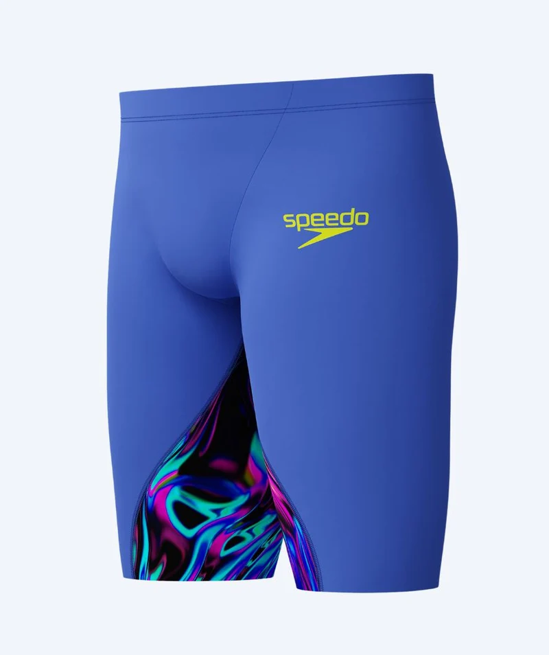Speedo Wettkampf Badehose für Jungen - LZR Ignite - Blau/Mehrfarbig