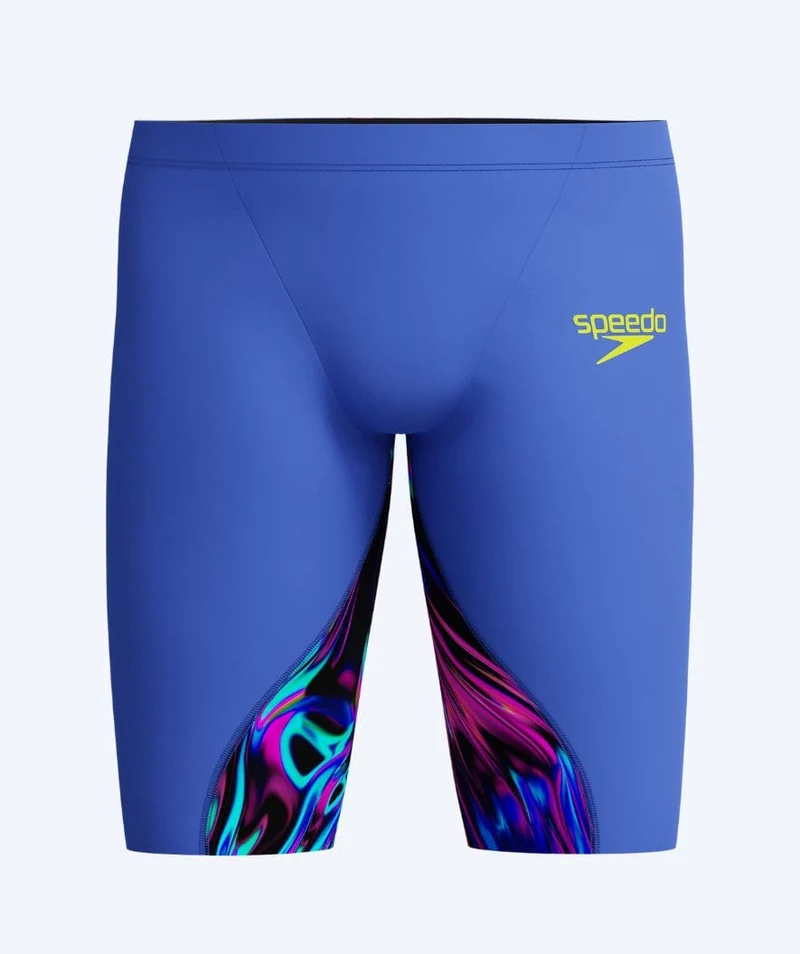 Speedo Wettkampf Badehose für Jungen - LZR Ignite - Blau/Mehrfarbig