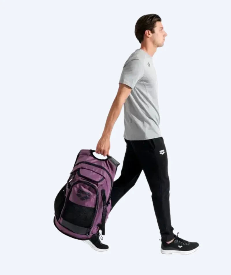 Arena Schwimmrucksack - All Set 45L - Lila/Schwarz