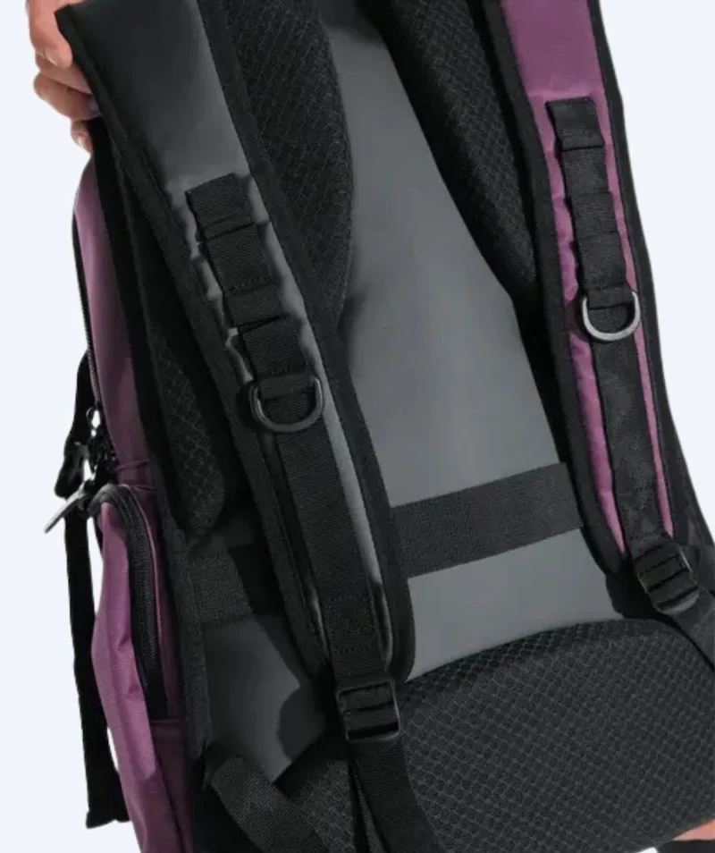 Arena Schwimmrucksack - All Set 45L - Lila/Schwarz