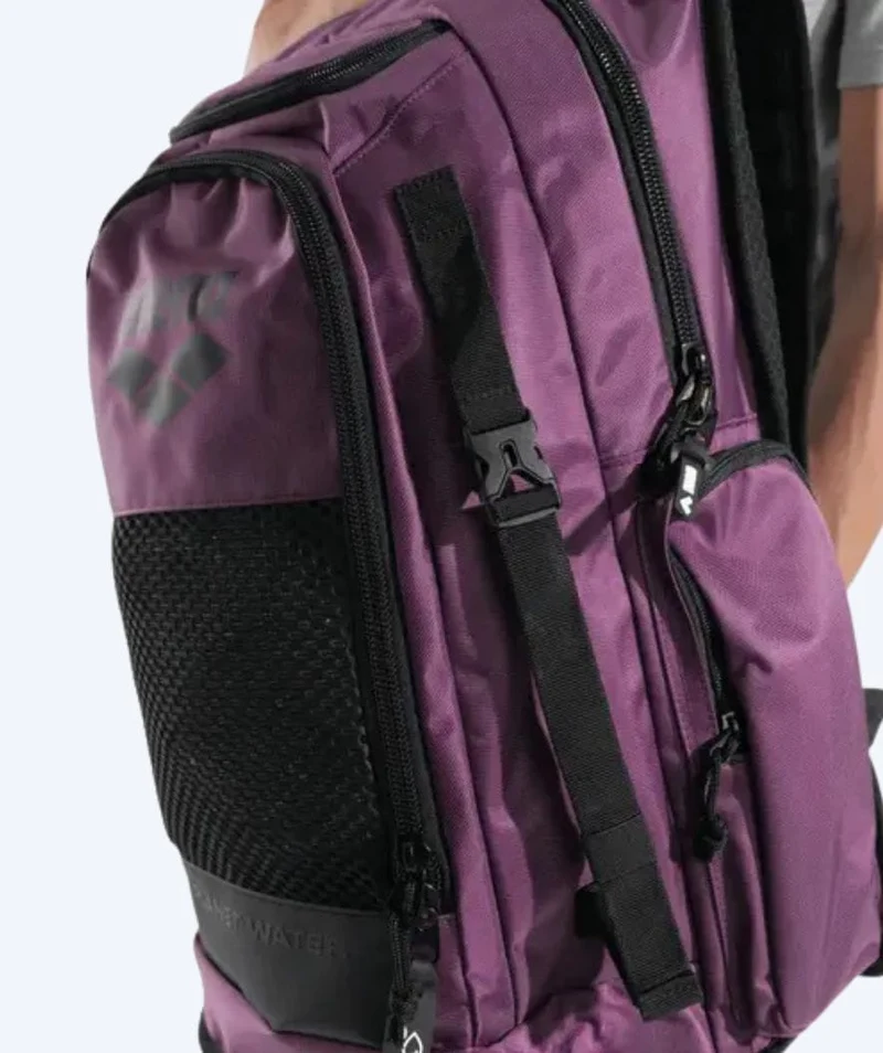 Arena Schwimmrucksack - All Set 45L - Lila/Schwarz