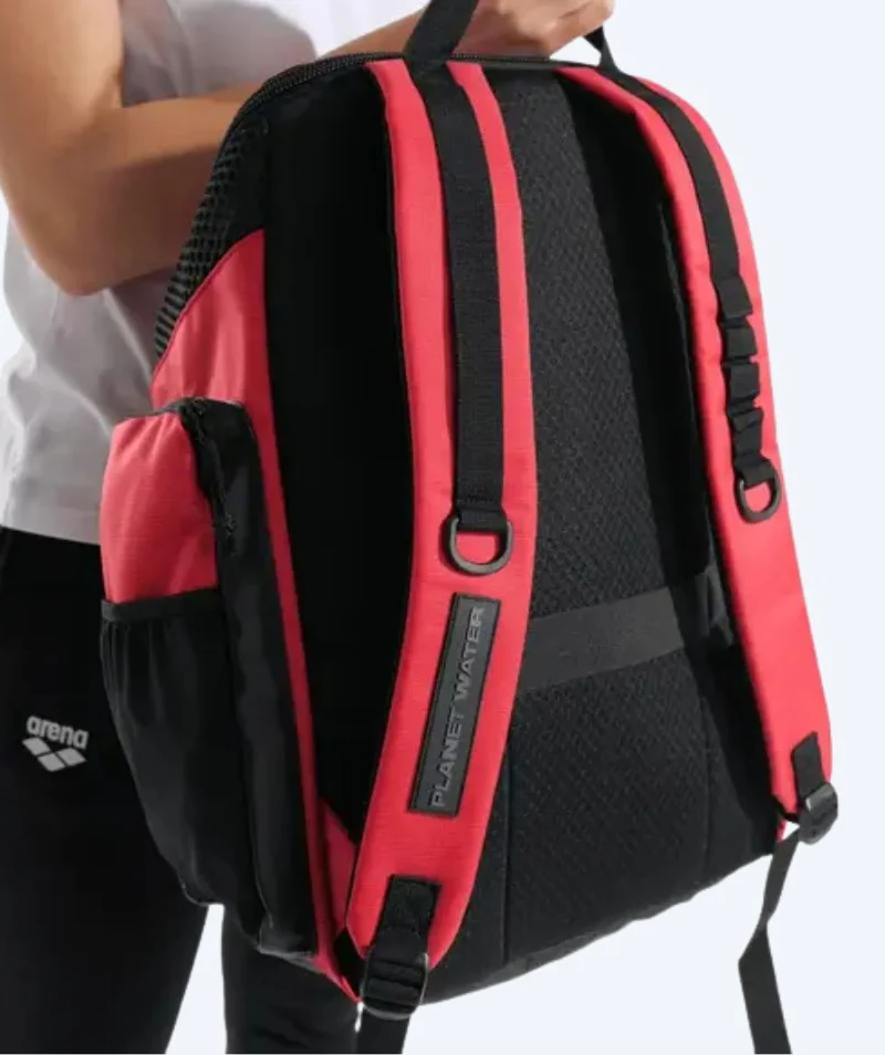Arena Schwimmrucksack - One Go 45L - Rot/Schwarz