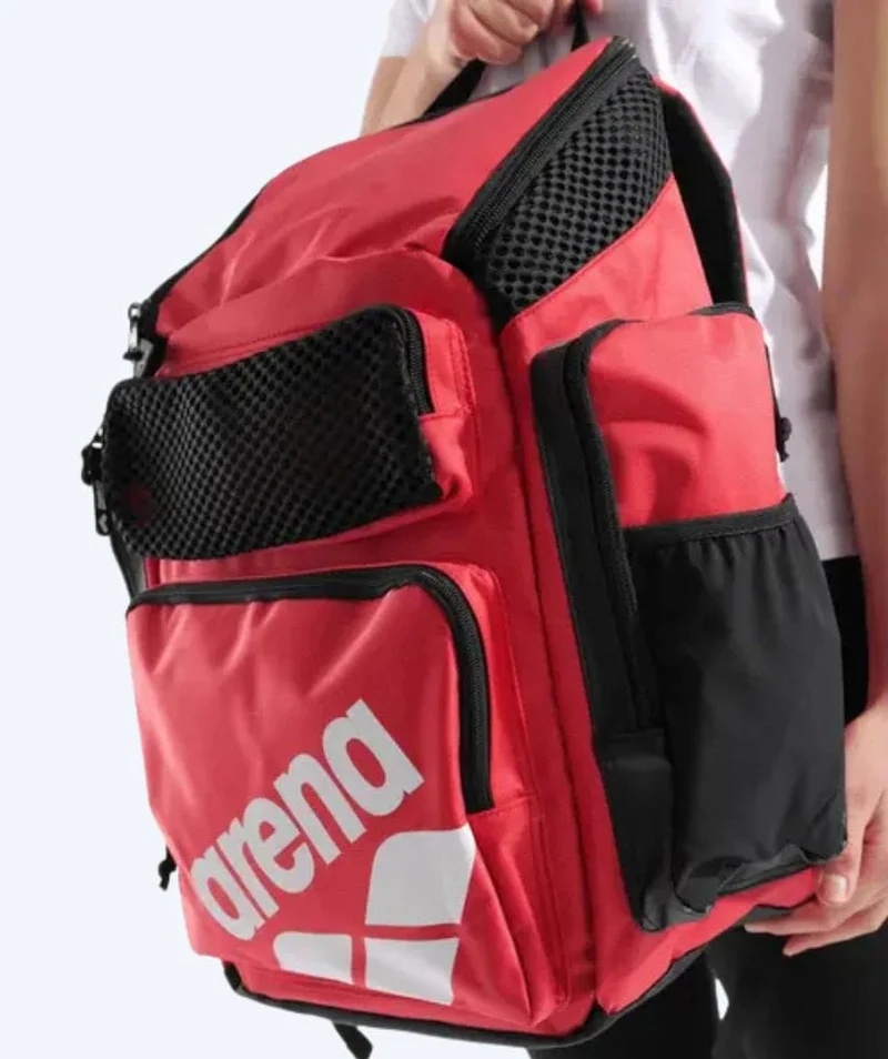 Arena Schwimmrucksack - One Go 45L - Rot/Schwarz