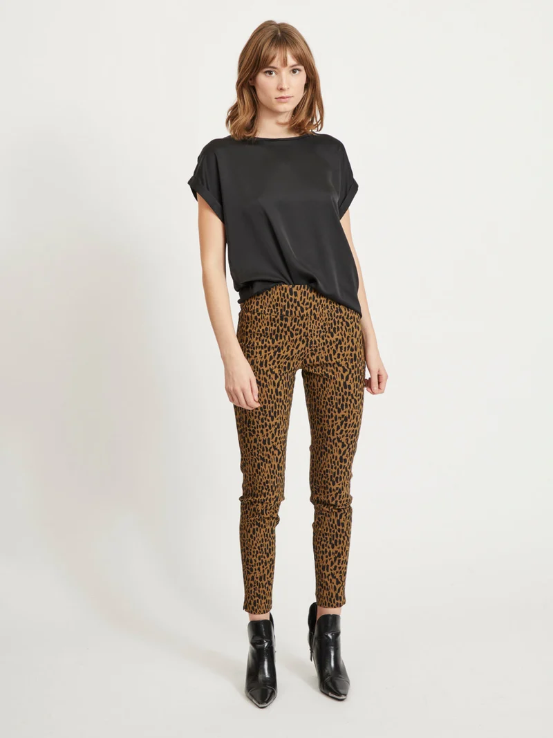 VIELLETTE S/S SATIN TOP