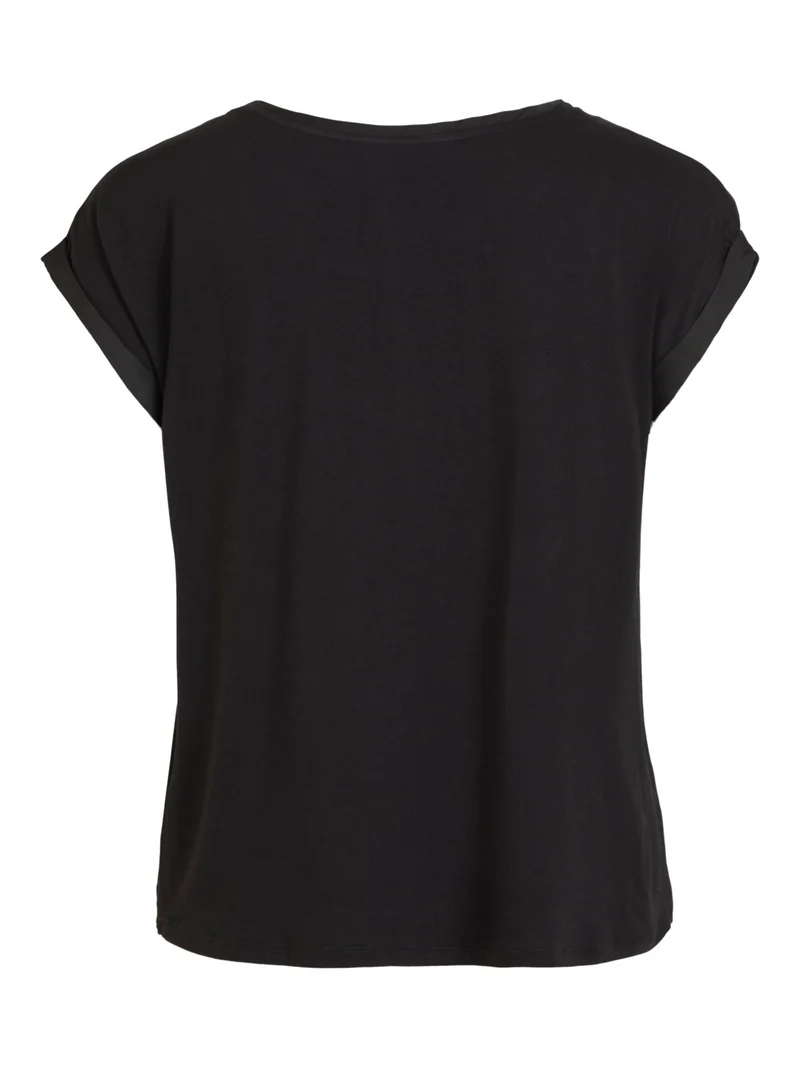 VIELLETTE S/S SATIN TOP