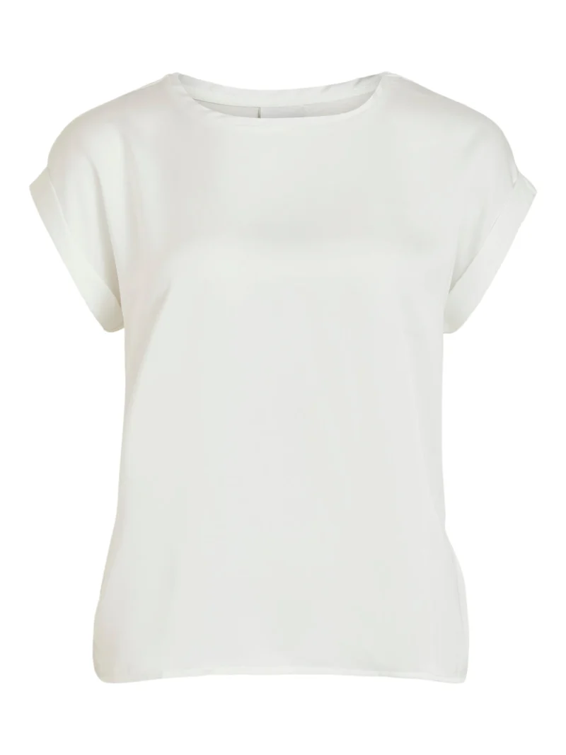 VIELLETTE S/S SATIN TOP