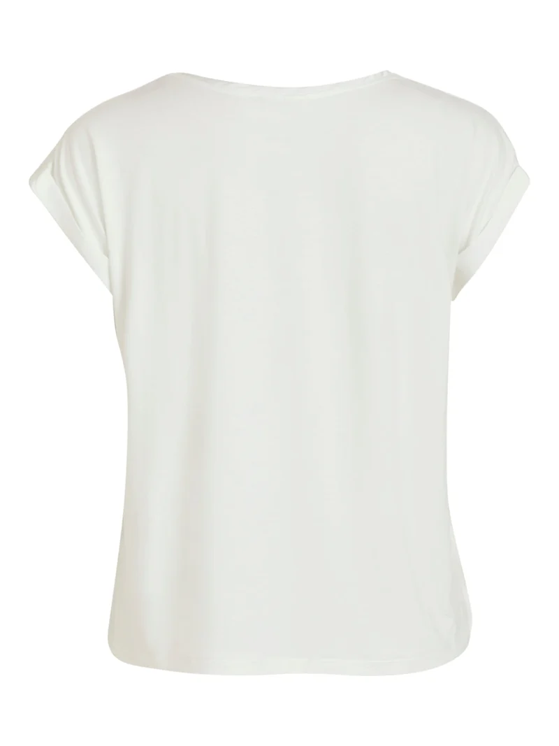 VIELLETTE S/S SATIN TOP