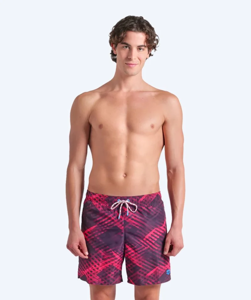 Arena Badeshorts für Herren - Water Prints - Hellrosa