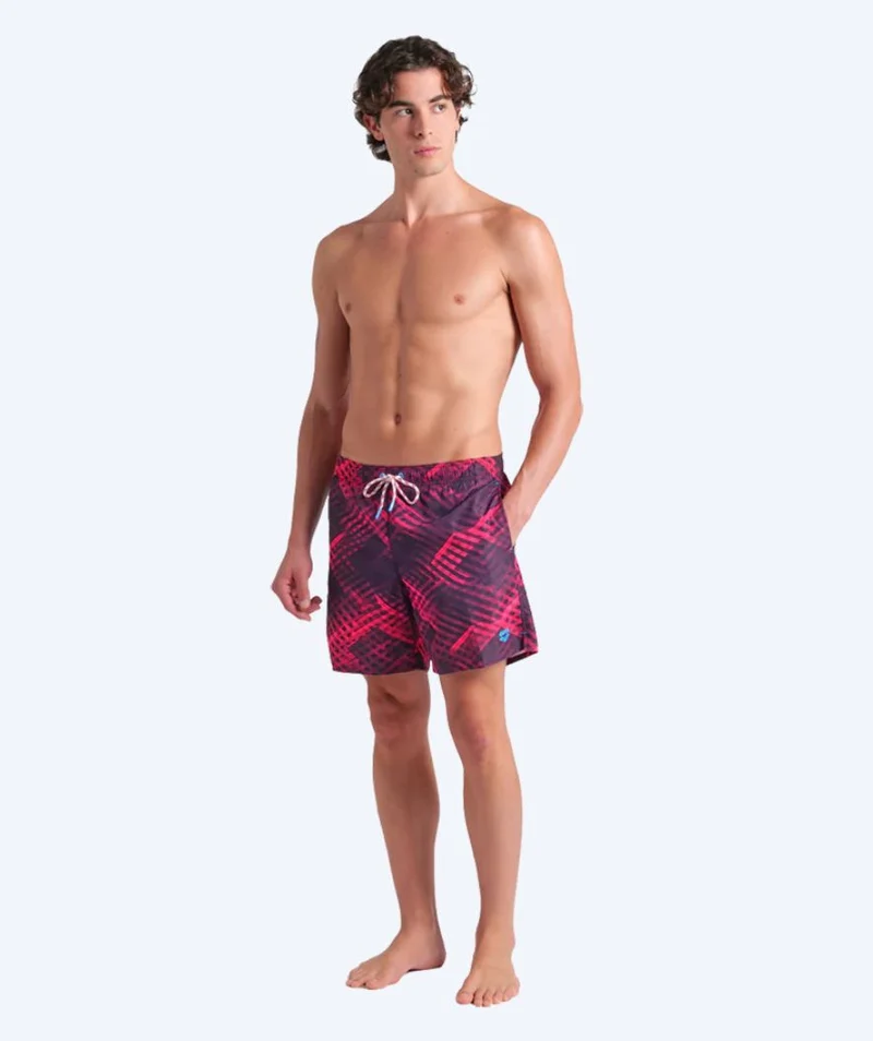 Arena Badeshorts für Herren - Water Prints - Hellrosa