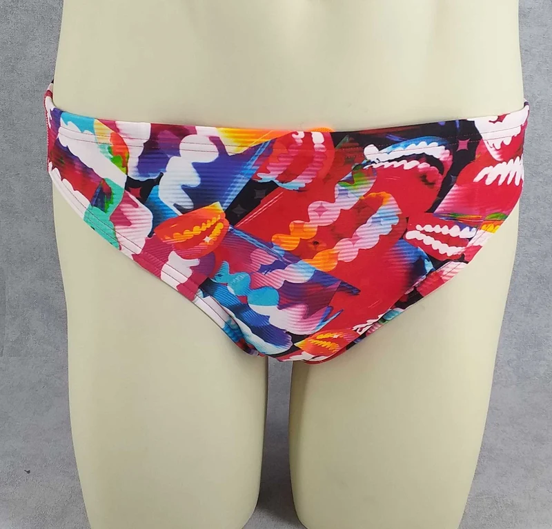 Speedo Herren Flipturns Brief weiß-rot