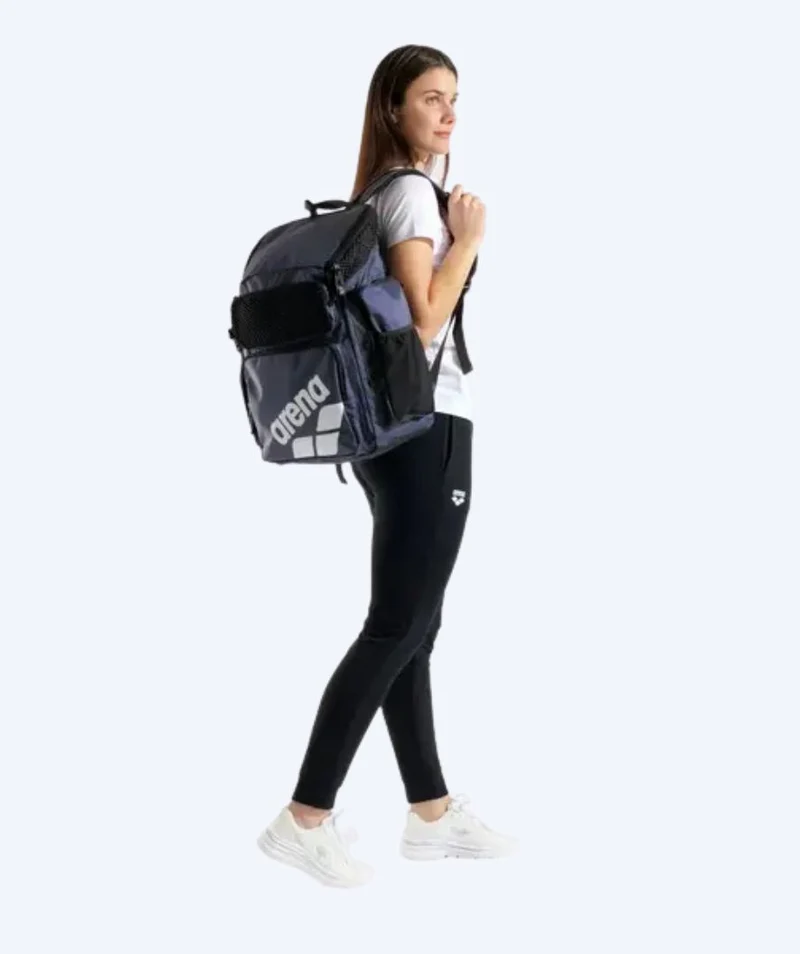 Arena Schwimmrucksack - One Go 45L - Dunkelblau/Schwarz