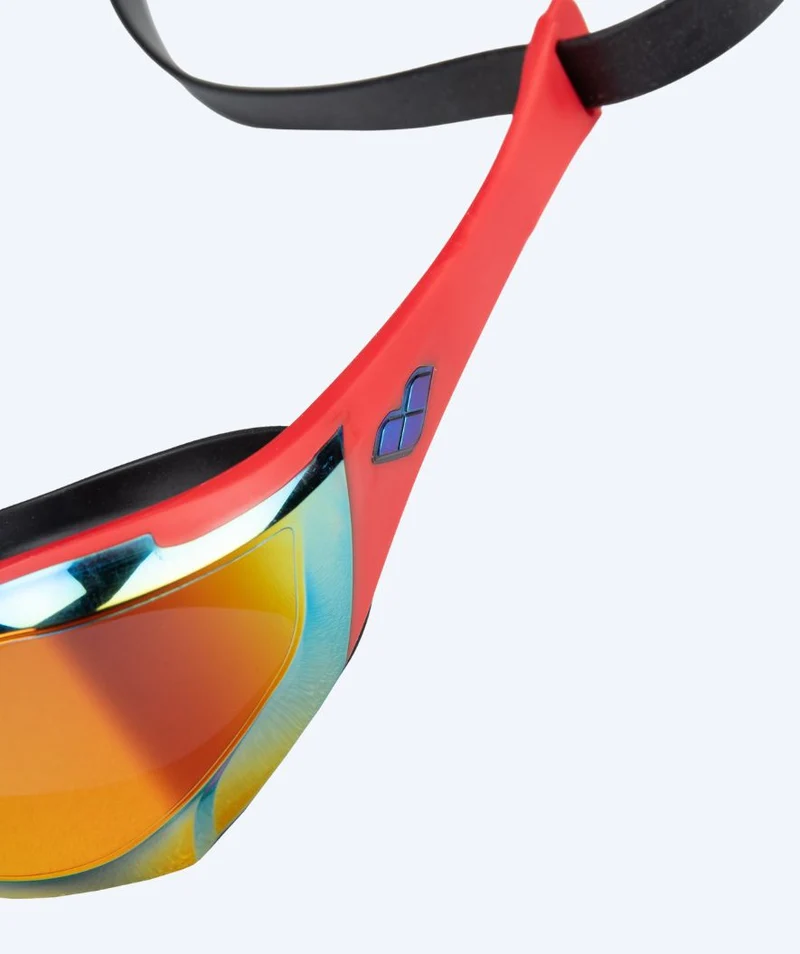 Arena Elite Schwimmbrillen - Cobra Edge SWIPE Mirror - Rot/Gold