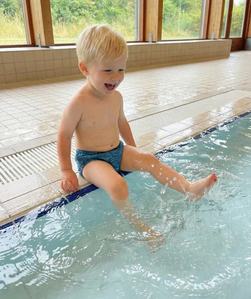 Watery Schwimmwindelhosen für Kinder - Foss Lining Nappy - Atlantic Blue