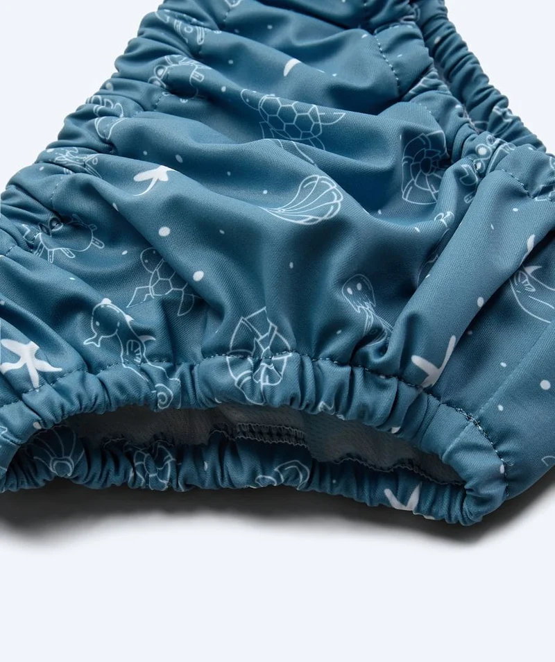 Watery Schwimmwindelhosen für Kinder - Foss Lining Nappy - Atlantic Blue