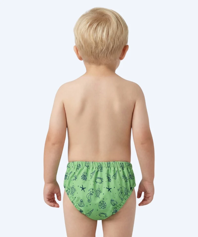 Watery Schwimmwindelhosen für Kinder - Foss Lining Nappy - Atlantic Green