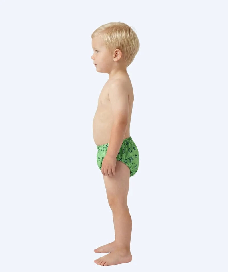 Watery Schwimmwindelhosen für Kinder - Foss Lining Nappy - Atlantic Green